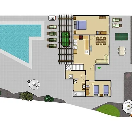 Playa Blanca Sleeps 6 Pool Air Con Wifi Villa *